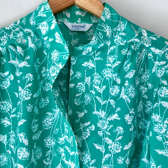 VTG Tanner Green Floral Belted Dress - Picture 6 of 8